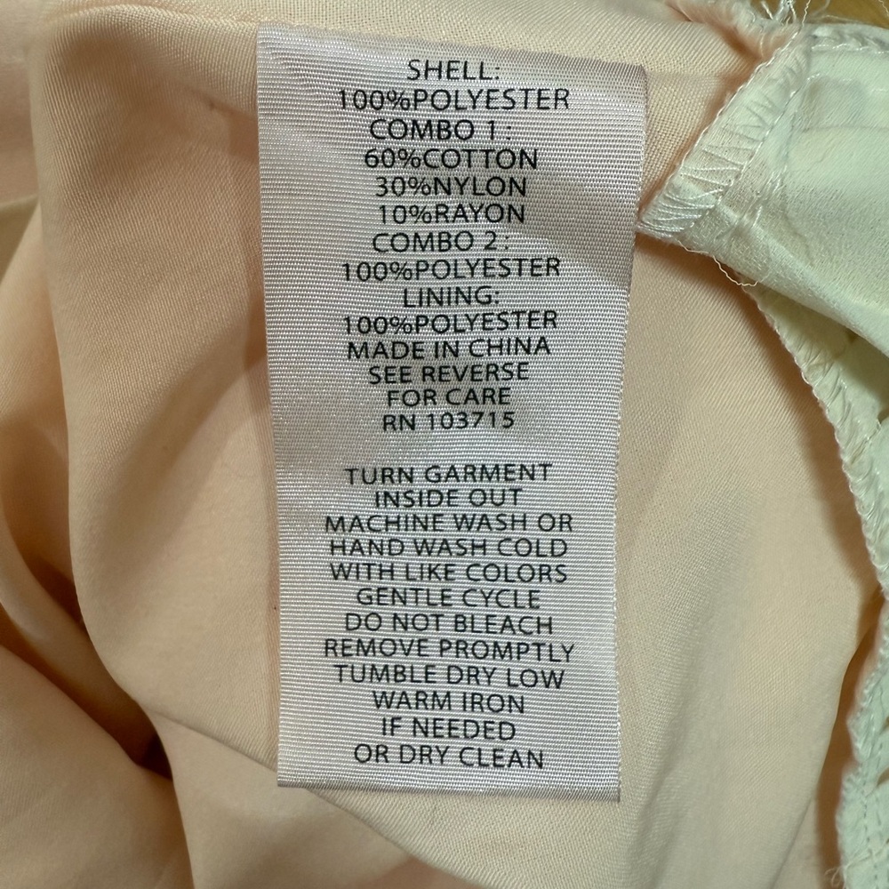 Nanette Lepore Soft Blush and Cream Dress - Picture 6 of 6